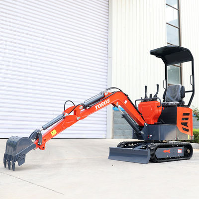 Multifunctional Toros Mini Excavator 1 Ton Micro Digger With Koop  Engine