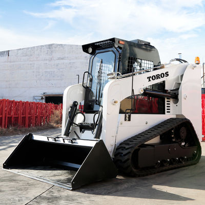 खरीदें ईपीए4 यूरो5 कम्पैक्ट स्किड स्टीयर लोडर हाइड्रोलिक ब्रेकर हाइड्रोस्टैटिक ड्राइव के साथ online manufacture