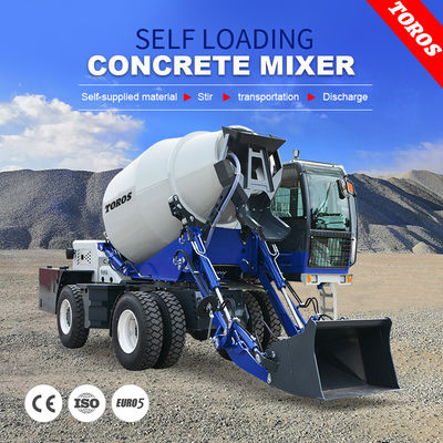 गुणवत्ता  Mobile Self Loading Concrete Mixer Truck 55KW Automated Operation फैक्टरी