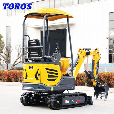 Diesel Engine 1.2t Mini Excavator Machine 1.5 Ton Mini Digger 1 Year Warranty