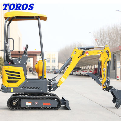 Roadworks Mini Crawler Excavator 1200kg Construction Industrial Use