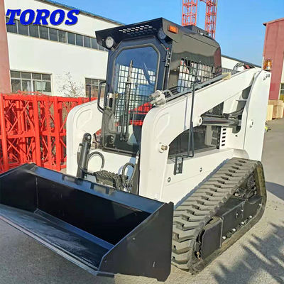गुणवत्ता  All Terrain Skid Steer Loader With Cummins B3.3 Engine Easy To Maneuver फैक्टरी