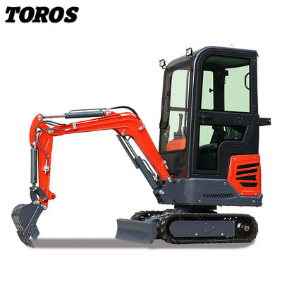 Lightweight 1.2tone Mini Hydraulic Excavator 1745mm Max.Dumping Height