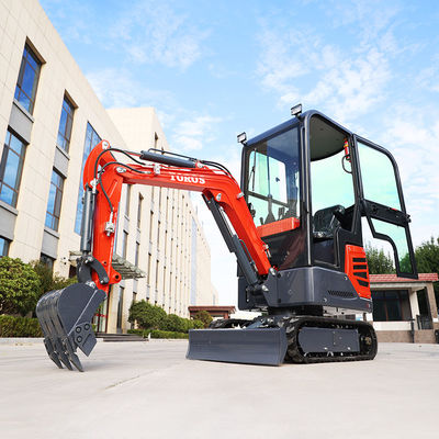Lightweight 1.2tone Mini Hydraulic Excavator 1745mm Max.Dumping Height