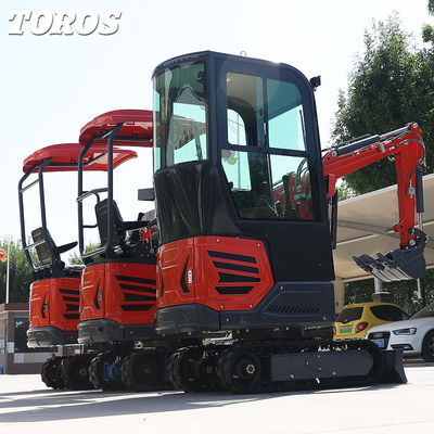 930mm Chassis Width Mini Hydraulic Excavator  1.2 Tonne Low Consumption