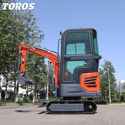 Customizable 1 Ton Mini Crawler Excavator With 405mm Ground Clearance