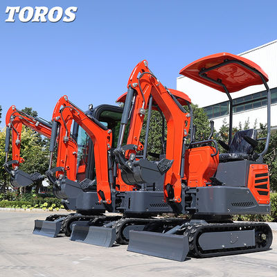 Adjustable Speed Mini Crawler Excavator 1.2T For Small Scale Projects