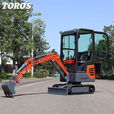 Adjustable Speed Mini Crawler Excavator 1.2T For Small Scale Projects