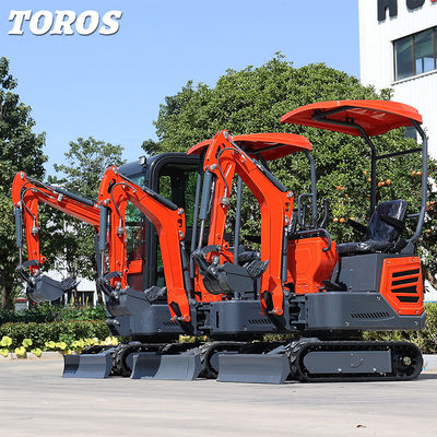 Roadworks Mini Crawler Excavator 1200kg Construction Industrial Use