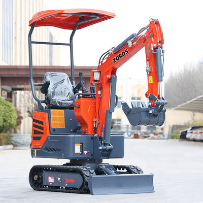 Roadworks Mini Crawler Excavator 1200kg Construction Industrial Use