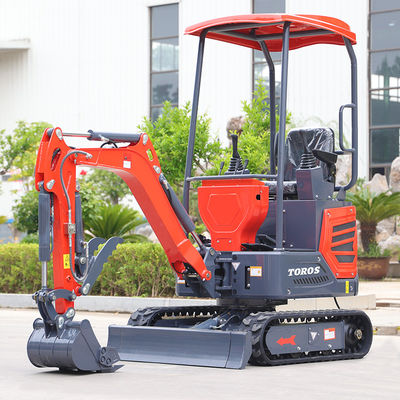 CE Certified Small Tracked Excavator 1200kg Mini Excavation Equipment
