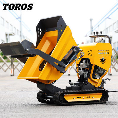 Front Loading Stand On Diesel Mini Crawler Dumper 200Hp-400Hp Power