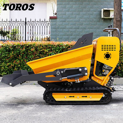 Front Loading Stand On Diesel Mini Crawler Dumper 200Hp-400Hp Power