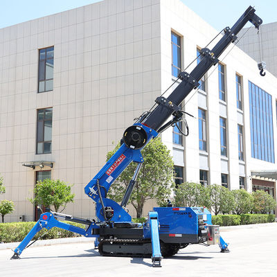 Span 16.8m TOROS Tracked Spider Crane For Narrow Space Engineering