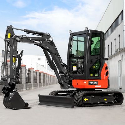 गुणवत्ता  Toros  3.5 Ton Mini Excavator With Kubota Engine Micro Digger Mult Functions bagger फैक्टरी