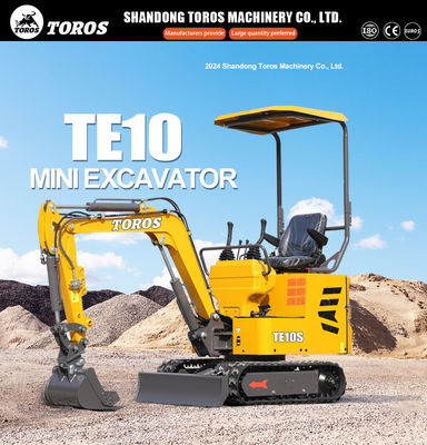 Toros the latest smini excavator，multifunctional small excavator，Customizable colors