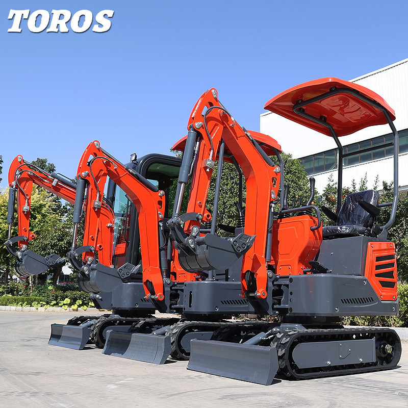 Lightweight Mini Crawler Excavator Max. Vertical Digging Depth 1655mm