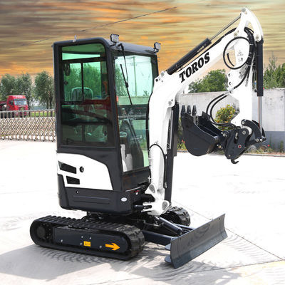 11.8KW 2600rpm 1.8 टन मिनी खुदाई छोटे खुदाई मशीन खेत के लिए
