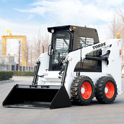 सीई 500kg-1200kg हाइड्रोलिक व्हील लोडर फ्रंट एंड छोटा Articulating लोडर