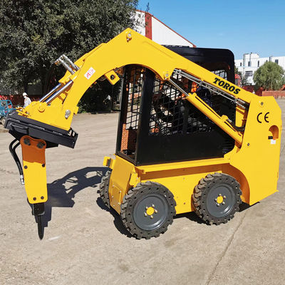 सीई 500kg-1200kg हाइड्रोलिक व्हील लोडर फ्रंट एंड छोटा Articulating लोडर