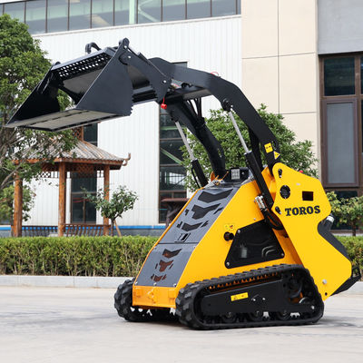 डीजल इंजन 25Hp-35Hp मिनी स्किड स्टीयर लोडर अर्थ मूविंग मशीनरी