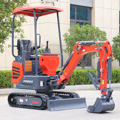 वाणिज्यिक 1.2 टन खुदाई हाइड्रोलिक छोटे क्रॉलर खुदाई 20hp