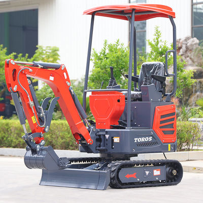 वाणिज्यिक 1.2 टन खुदाई हाइड्रोलिक छोटे क्रॉलर खुदाई 20hp