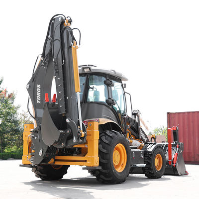 0.3m3 बाल्टी खुदाई Backhoe लोडर उपकरण उच्च शक्ति