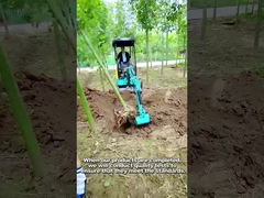 19KW टोरस मिनी खुदाई हाइड्रोलिक 1.5 टन मिनी खुदाई घर का उपयोग
